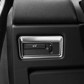 ABS Plast Auto Príslušenstvo Taildoor Tlačidlo Výbava Nálepky Kryt pre Land Rover Range Rover Evoque 2012-2017