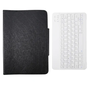 10 Palcový Tablet Notebook Univerzálny PU Ochranné puzdro + Bluetooth Klávesnica pre Android/IOS/WIN
