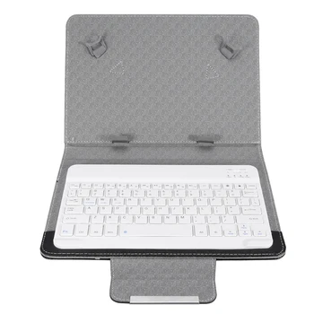 10 Palcový Tablet Notebook Univerzálny PU Ochranné puzdro + Bluetooth Klávesnica pre Android/IOS/WIN