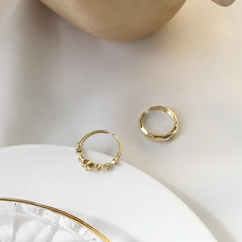 Besimpol Reálne 925 Sterling Silver Tenké Krúžky Elegantné Zirkón Diamond Svadobné Zlatý Prsteň Pre Ženy, Luxusné Strany Jemný Prsteň, Šperky