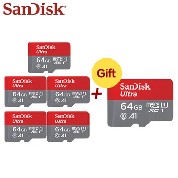 SanDisk Flash Karty 200GB Pamäťovú Kartu 128GB C10 A1 U1 Micro SDXC SDHC Kartu 64GB TF Card High 32GB 5+1
