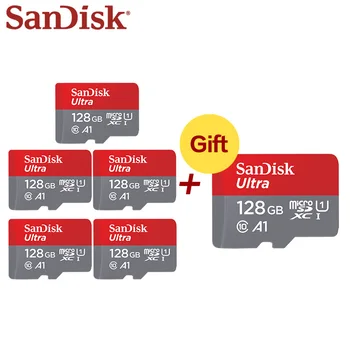 SanDisk Flash Karty 200GB Pamäťovú Kartu 128GB C10 A1 U1 Micro SDXC SDHC Kartu 64GB TF Card High 32GB 5+1