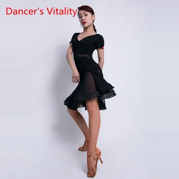 Latinský Tanec Nové Šaty Dospelé Samice Šaty, Sexy tvaru Fáze Výkonu Kostým Žena Odbornej Praxe Oblečenie