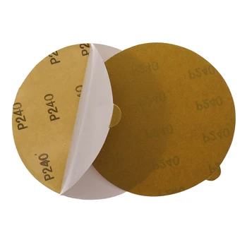 PSA/Lepidlo Zlato brúsny papier - 6inch 150mm Brúsenie Disky Oxid hlinitý 60 až 1000 Kamienky na Leštenie & Brúsenie