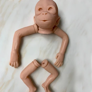 Bebe Reborn bábiky auta opice orangutans realistické DIY prázdne maľované novorodenca Opíc bábika časti