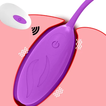 Guľka Vibrátor 12 Rýchlosť Diaľkové Ovládanie Vibračné Vajíčko Silné Sexuálne Hračky Pre Ženy Milujú Vajcia G Mieste Stimulátor Klitorisu Sex Vajcia