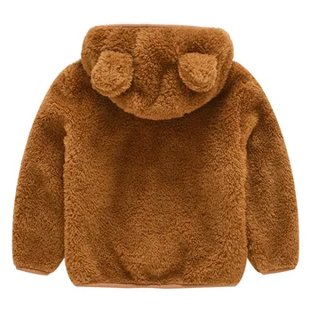 Baby Chlapci Bunda Jesenné Bundy Pre dievčatá Kabát Deti vrchné oblečenie Cartoon Medveď Coats Pre detské Oblečenie Deti Hoodies Bunda