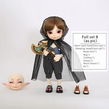 Nový príchod Rozprávková FL Realfee Toki sd bjd bábiky 1/7 telo model bábiky baby hračky domček pre bábiky živice anime nábytok