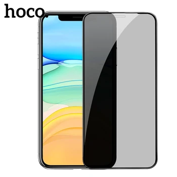 HOCO 3D ochrany Osobných údajov Tvrdeného Skla pre iPhone X XR 11 Pro Max XS Max Xs Screen Protector Úplné Pokrytie 0,25 mm Ochranné Sklo 5.8 6.5
