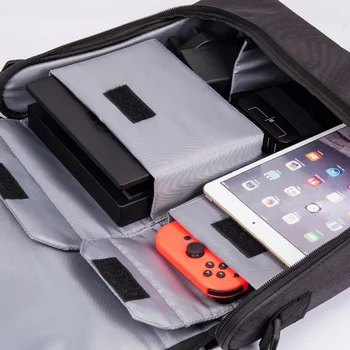 Program Messenger Taška Pre Nintendo Prepínač Ochranné Cestovné Puzdro, Vodotesné Konzoly Taška na Príslušenstvo Skladovanie pre iPad
