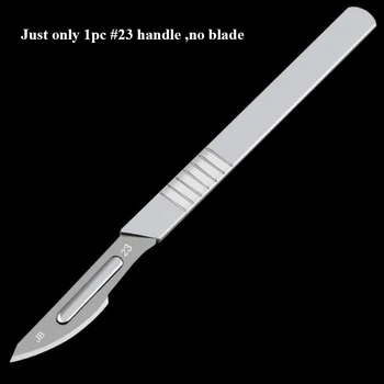 11# 23# Uhlíkovej Ocele Chirurgický Skalpel Čepele DIY rezacím Nožom, Rukoväť Nástroj pre PCB Opravy Rytie Zvierat Chirurgický Nôž
