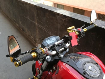 Pôvodné Motocykel Zrkadlo riadidlá konci s vodotesný kryt pre R1000 Gp800 Crf50 Cb 1000 125 Sx F800Gs Dobrodružstvo Honda