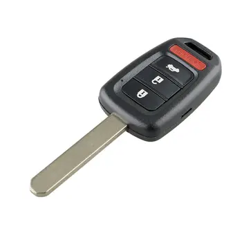 4 Tlačidlo Smart Remote Auto Kľúč Pre Honda Accord LX Sport Občianske CRV HR-V Roku 2016 313.8 Mhz MLBHLIK6-1T