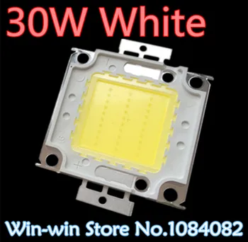 20pcs 30w led čip 30w biele led čip Integrovaný Vysoký Výkon Lampy Perličiek Biela 900mA 32-34V 2400-2700LM 24*40mil Taiwan Huga Čipy
