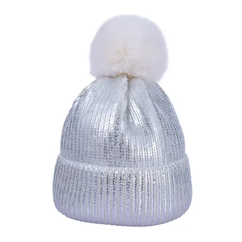 V zime teplé vlny samoopaľovacie krásne rodič-dieťa vlna klobúk zimné vlna loptu pletené klobúk dámy pulóver klobúk