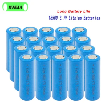 8PCS MJKAA Hot Predaj 18650 3,7 V 2200mAh vysokovýkonné Nabíjateľné Batérie Odlesky Baterka Hračka Lítiové Batérie