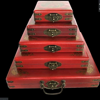 Čistej medi Feng Shui Kompas Vintage Mosadz Luo Pan Čínske Výtvarné Meď Vysoko Presné Starožitné 3 palca 5 palcový 8 palcový darčekovej krabičke