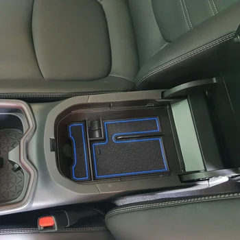Pre Toyota RAV4 2019 2020 Auto stredovej Konzoly Opierke Úložný Box Zásobník Organizátor Anti-Slip Rohože
