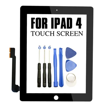 Pre Apple iPad 4 Dotknite sa Obrazovky A1458 A1459 A1460 Nahradenie Digitalizátorom. Snímača Sklo Nový Panel LCD Horná
