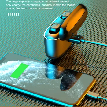 Pravda, Bezdrôtová Bluetooth Slúchadlá s Mikrofónom TWS HIFI Stereo Slúchadlá Potlačením Hluku Vodotesné Mini Bluetooth Slúchadlá do Ucha
