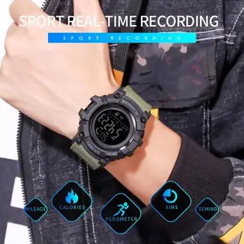 Multifunkčné pánske Športové Hodinky SKMEI Módne Mužov Bluetooth Smartwatch Nepremokavé Hodiny Muž Chronos Vojenské Sledovať Reloj 2020
