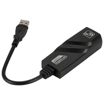 Nové rozhranie USB 3.0, Aby RJ45 Gigabit Ethernet RJ45 LAN (10/100/1000) mb / s Sieťový Adaptér Ethernet Network Karta Pre PC, Notebook