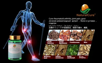 NaturalCure Liečiť Artritídu Kapsúl, Liečbu RA, Bolesti Kĺbov a Svalov Necitlivosť, Prírodný Organický Extrakt Rastliny