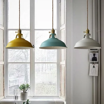 Moderný Prívesok Svetlá LED Železa Závesné Svietidlo Pre Jedáleň, Obývacia izba, Kuchyňa Domov Nordic Dekorácie E27 Módne Svietidlá