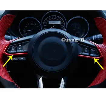 Auto Nálepky Styling Volant Interiér Kryt Auta Trim, Čítanie Rám Pre 2017-2020 Mazda 3/ Axela Atenza M3 M6 CX-5 CX-7 A CX-3