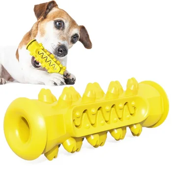 Multifunkčné Kosti, tvar Psa Kefka Hot Dog Hračka Molekulová Stick Bite-odolný Pes Zubov, Čistenie Hračka
