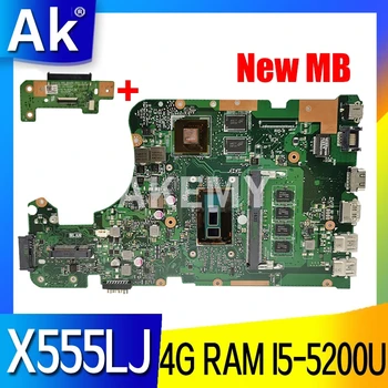 Akemy X555LD 4G/I5-5200U/AKO GT920M/2G doske REV3.6 Pre Asus X555LJ X555LB X555LF X555LD X555L VM590L notebook doska