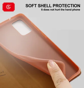 Originálne Kožené puzdro Pre Samsung Galaxy S20 Ultra prípade Shockproof Phoen puzdro Pre Galaxy S20+ S20 Plus Ochranné Flip Cover prípade