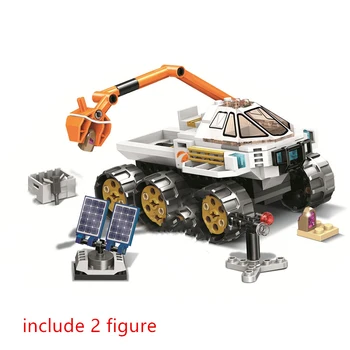 Mesto Rover Testovanie Jednotky Rover Výskumu Stavebné Bloky Auta Tehly Klasický Model Deti Hračky Pre Deti Darček