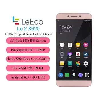 Leeco LETV Le 2 X620 MTK Heliograf X20 3 GB 32 GB Smartphnoe Deca Core 5.5