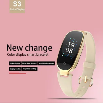 S3 Plus Smart Hodinky Farebný Displej Nepremokavé Ženy potítka Srdcového tepu Smartwatch Dámske Hodinky Reloj Pre Android IOS