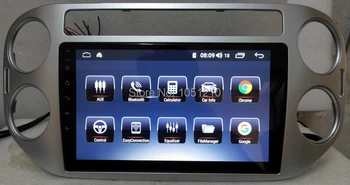 Ouchuangbo android 10 audio prehrávač rádio pre Tiguan obdobie 2010-s 9 palcový 8 jadro 6GB RAM, 128 GB ROM