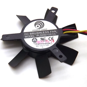 PLD05010S12L 12V 0.10 A 45mm Pre MSI N440GT GT440 Grafická Karta Chladiaci Ventilátor 32 mm x 32 mm x 32 mm 3Wire 4Pin