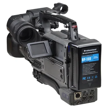 154Wh BP-150 (10400mAh) V Mount/V-Zámok Batérie pre Sony Video Videokamera Vysielanie LED Svetlo s D-Poklepaním na Adaptér Nabíjačky
