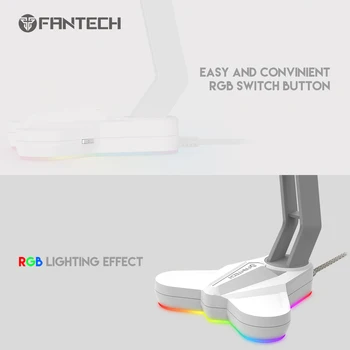 FANTECH AC3001S Hot RGB Slúchadlá držiteľ Inžinierstva designNon-sklzu a base hmotnosti Vhodný pre väčšinu slúchadlá