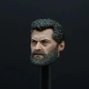 Wolverine Logan Hlavu Model 1:6 Rozsahu Muž Vojaka Vedúci Sculpt pre 12inch Akčná Hračka Obrázok Zber Hnev Vlk Rezbárstvo