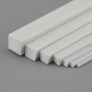 ABS DIY rozsahu ABS hladké námestie bar rod Dia 5,0 mm, dĺžka 50 cm Bar pre architektonický model Rozloženia tvorby materiálov