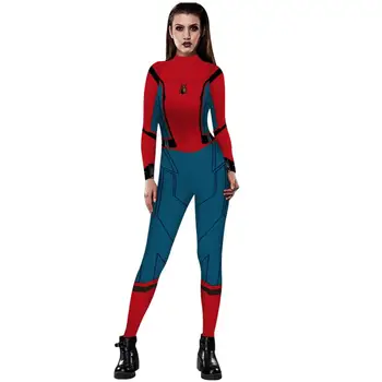 Žena Superhrdina Jed PS4 Spider Ďaleko Od Domova Jumpsuit Cosplay Kostým Kombinézu Zentai Vyhovovali Halloween