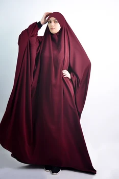 Eid Moslimských Žien S Kapucňou Hidžáb Oblečenie Modlitba Odev Jilbab Abaya Úplné Pokrytie Ramadánu Dlho Khimar Šaty Abayas Islamské Oblečenie Niqab