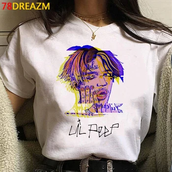 2021 Hip Hop Topy Lil Peep T Shirt Mužov Cartoon Lete Cartoon T-shirt Cry Baby Grafické Tees Módne Unisex Harajuku Tričko Muž