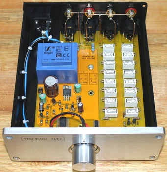 Rozšírené Relé Radič/Vyváženie Potenciometer/zostatok na nevyváženosť/Pasívny(vyvážené) RCA, Predzosilňovač pre XLR mikrofónu(selektívne)