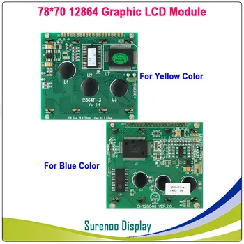 78X70MM 12864 128*64 Grafický Maticový LCD Modul Displeja LCM s T6963C/RA6963 Radič v Priemysle Triedy