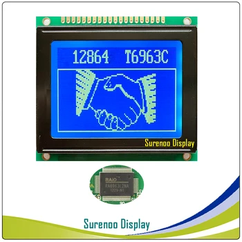 78X70MM 12864 128*64 Grafický Maticový LCD Modul Displeja LCM s T6963C/RA6963 Radič v Priemysle Triedy