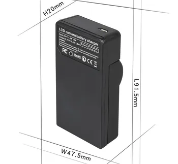 LCD USB Nabíjačka pre JVC BN-VG114, BN-VG114U, BN-VG114US, BN-VG114USM, BN-VG114E, BN-VG114EU, BN-VG114AC