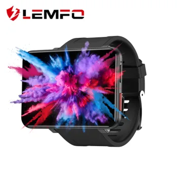 LEMFO LEMT 4G Smart Hodinky 2.86 palcový Veľkej Obrazovke Android 7.1 3G RAM 32 G ROM LTE 4G Sim, Fotoaparát, GPS, WIFI Srdcovej frekvencie 2700mAH Batérie