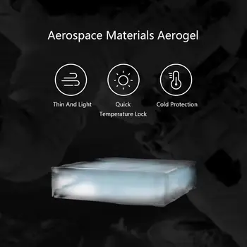 Youpin Aerogél Termálne Bunda špičkové technológie aerogél zmiešaný materiál Zimný Kabát Ľahký vetru vodu odpudzujúce textílie